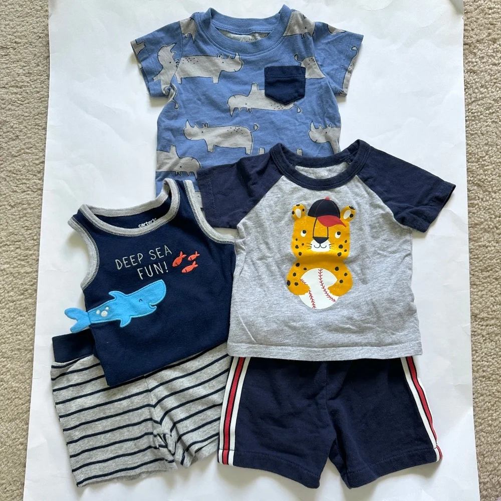 Baby Boy Clothing Bundle Summer Clothes 6M